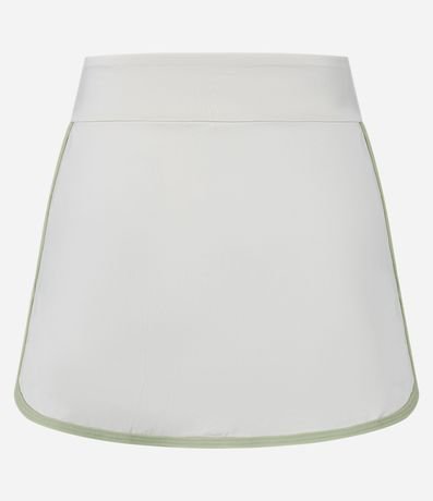 Short Pollera Deportivo con Cintura Elástica y Lateral Contrastante 7