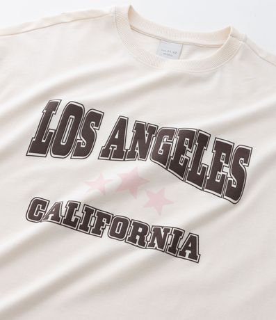 Remera Infantil Media Malla con Lettering Los Angeles – Talle 7 A 14 años 6
