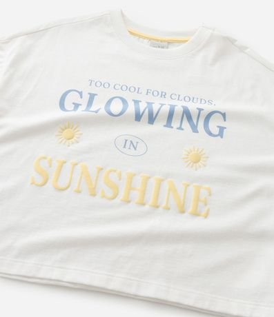 Remera Infantil Boxy con Estampado Sunshine - Talle 7 a 14 años 7
