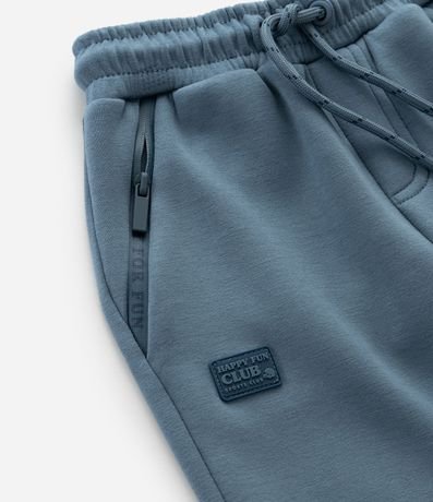 Pantalón Infantil Jogger en Microfibra con Cremallera y Tape - Talle 1 A 6 años 8