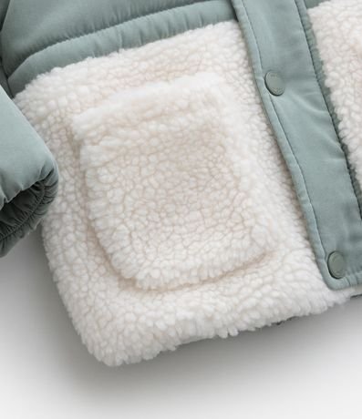 Campera Infantil con Recorte en Sherpa – Talle 1 a 5/6 años 10