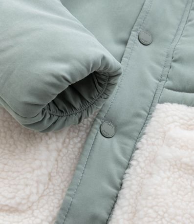 Campera Infantil con Recorte en Sherpa – Talle 1 a 5/6 años 5