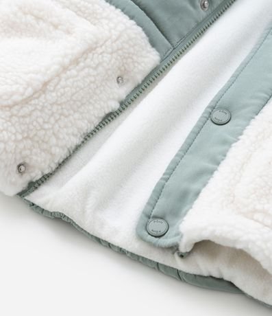 Campera Infantil con Recorte en Sherpa – Talle 1 a 5/6 años 7