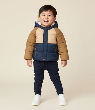 Campera Infantil Raglán con Capucha Forrada – Talle 1 a 5/6 años
