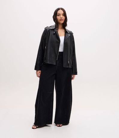 Campera Biker en PU Curve y Plus Size 1