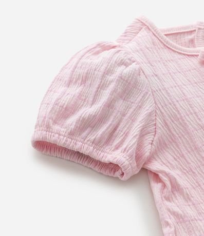 Conjunto Infantil Texturizado con Batita y Short con Bolsillos - Talle 1 a 6 Años 8