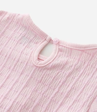 Conjunto Infantil Texturizado con Batita y Short con Bolsillos - Talle 1 a 6 Años 10