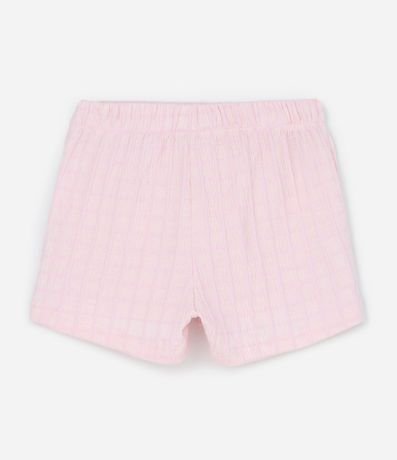 Conjunto Infantil Texturizado con Batita y Short con Bolsillos - Talle 1 a 6 Años 5