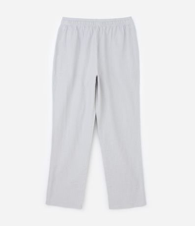 Pantalón de Pijama en Franela con Cordón en la Cintura 6