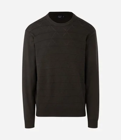 Suéter en Punto con Cuello Redondo