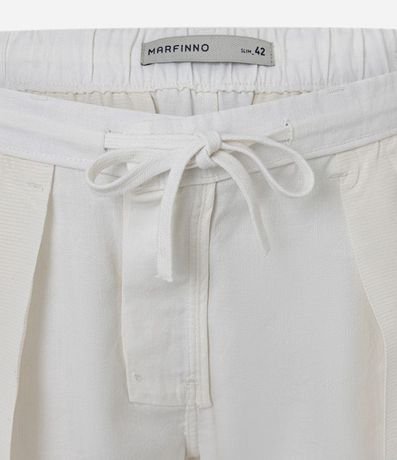 Bermuda en Oxford con Cintura Ajustable 6