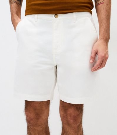 Bermuda en Oxford con Cintura Ajustable 2