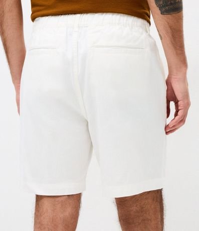 Bermuda en Oxford con Cintura Ajustable 3