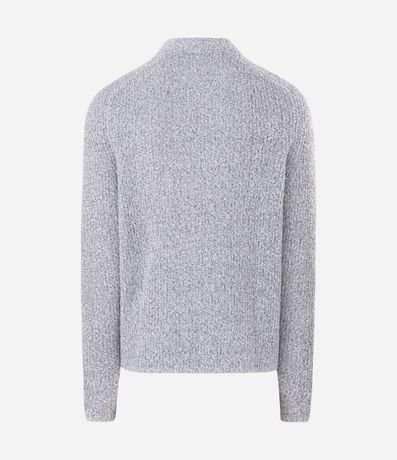 Suéter Texturizado con Cuello Polo 6