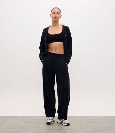 Pantalón Balloon Deportiva en Modal con Cintura Elástica