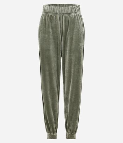 Pantalón Jogger de Plush con Cintura Elástica 5
