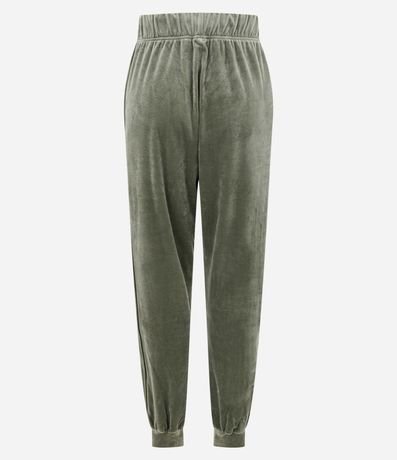 Pantalón Jogger de Plush con Cintura Elástica 7