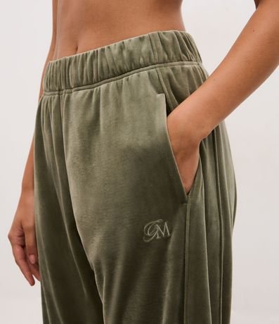 Pantalón Jogger de Plush con Cintura Elástica 3