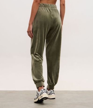 Pantalón Jogger de Plush con Cintura Elástica 4