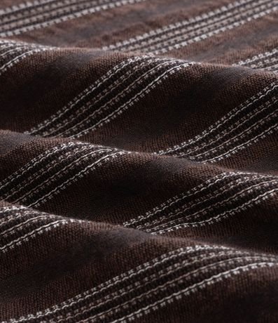 Bermuda Comfort en Jacquard con Estampado de Rayas Texturizada y Cintura elástica 7