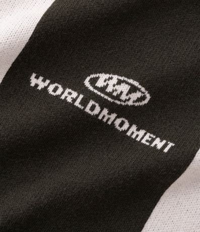 Suéter en Punto con Cuello Polo y Lettering en el Pecho 6