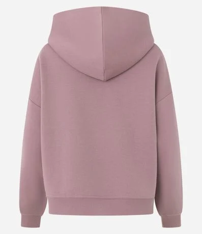 Buzo Cerrado en Algodón con Felpa y Bolsillo Canguro 7