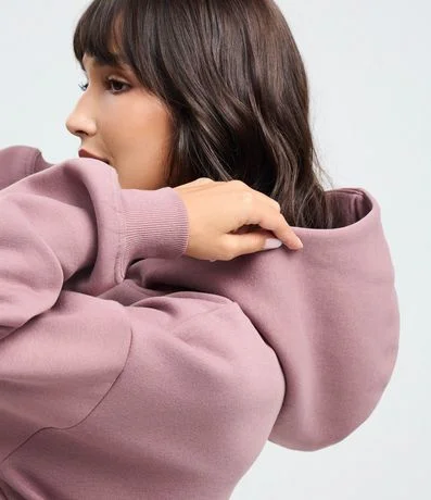 Buzo Cerrado en Algodón con Felpa y Bolsillo Canguro 3