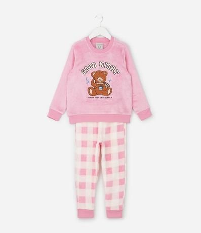 Pijama Infantil con Estampado de Oso – Talle 5 a 16 años