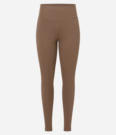 Pantalón Legging Acanalada en Microfibra 5