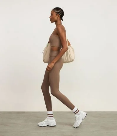 Pantalón Legging Acanalada en Microfibra