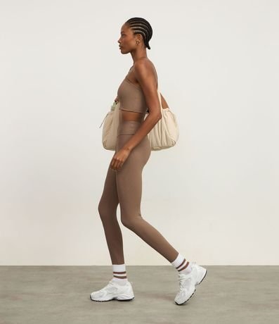 Pantalón Legging Acanalada en Microfibra 2