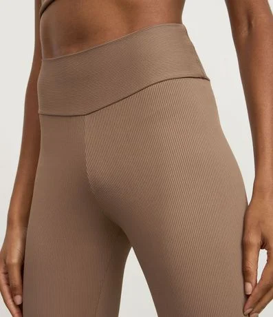 Pantalón Legging Acanalada en Microfibra 4