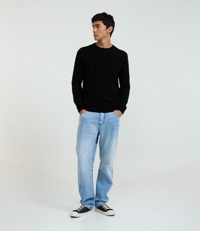 Pantalón Recto Básica Jeans