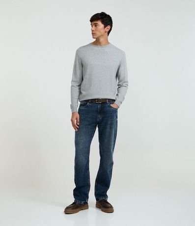 Pantalón Recto Básico Jeans