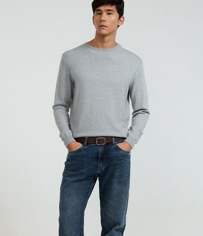 Pantalón Recto Básico Jeans 3