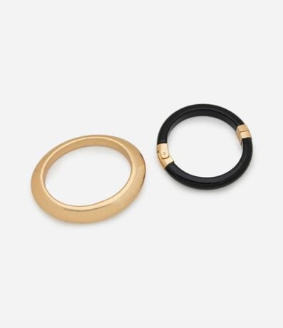 Kit 02 Braceletes en Resina con Mola de Metal 2