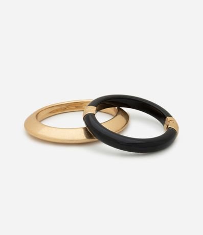 Kit 02 Braceletes en Resina con Mola de Metal 3