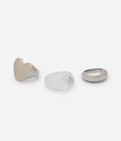 Kit 03 Anillos con Formatos Variados 2