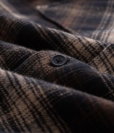 Camisa Manga Larga en Franela de Cuadros 3