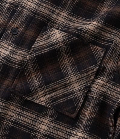 Camisa Manga Larga en Franela de Cuadros 6