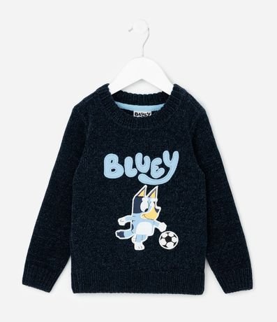 Buzo Infantil Chenille con Bordado Bluey Fútbol – Talle 1 a 6 años 3