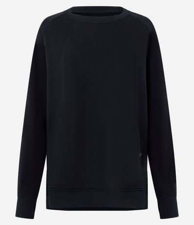 Saco Cerrado Oversized Deportivo en Algodón con Encaje Lateral 5