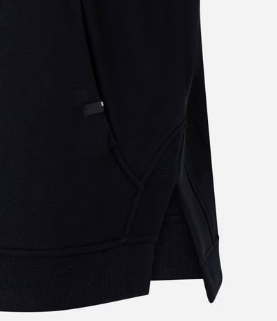Saco Cerrado Oversized Deportivo en Algodón con Encaje Lateral 7