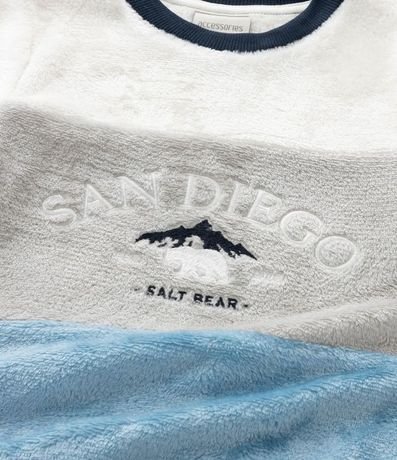 Pijama Infantil en Fleece Estampa de San Diego - Talle 5 a 16 años 12