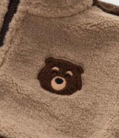 Campera Infantil en Sherpa con Bordado de Osito – Talle 1 a 5/6 años 8