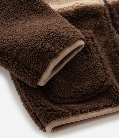 Campera Infantil en Sherpa con Bordado de Osito – Talle 1 a 5/6 años 7