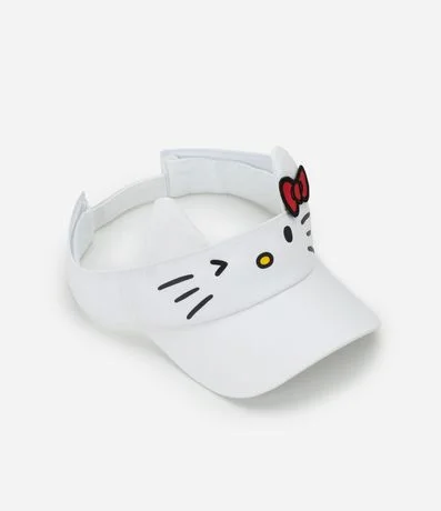 Viseira Infantil con Estampa de Hello Kitty - Talle único