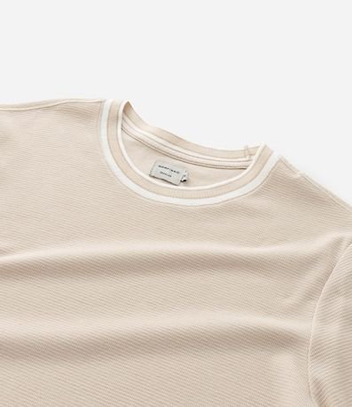 Remera Regular en Algodón Texturizado 3