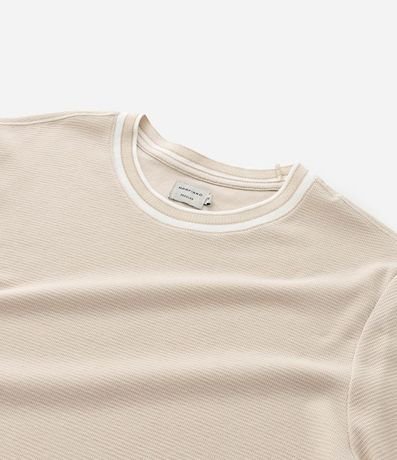 Remera Regular en Algodón Texturizado 5