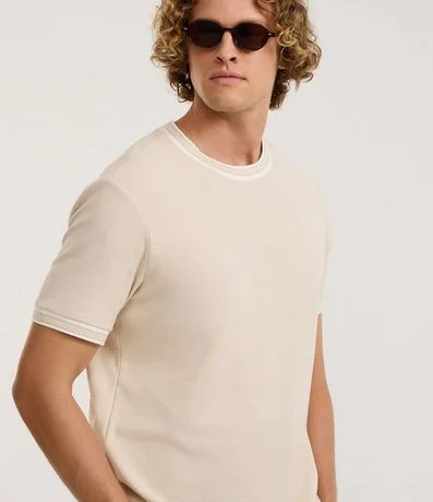 Remera Regular en Algodón Texturizado 4